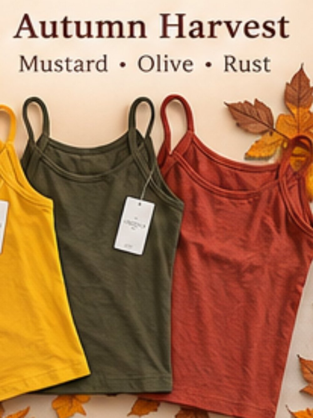 Forever 21 Plus 3X NWT Camisole Tank Top 3-Pack – Autumn Harvest